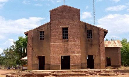 Will the old cracked Catholic Diocese of Torit church building ever be rebuilt?