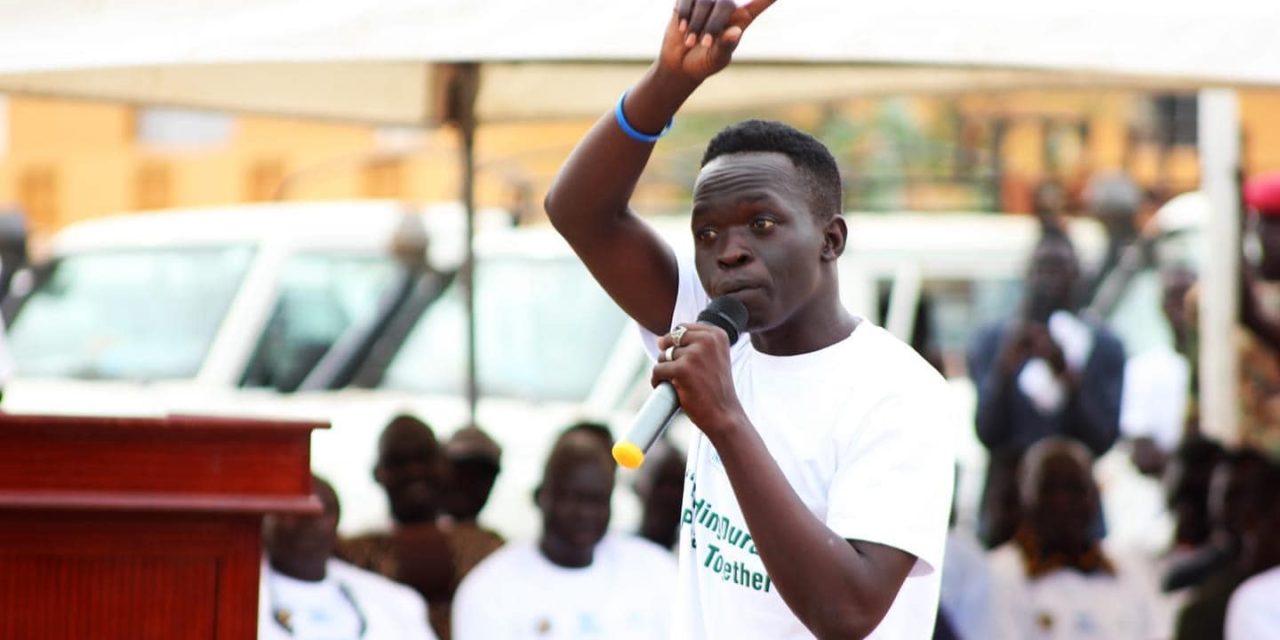 The former child soldier cracking ribs in Juba